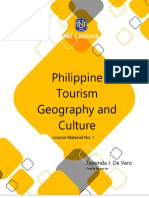 Philippine Tourism Geography and Culture Course Material