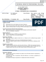 Tutorial Sheet-2: Kec-057: Electronic Instrumentation & Measurements