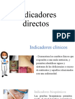 Indicadores Directos e Indirectos (Psicosociales) .