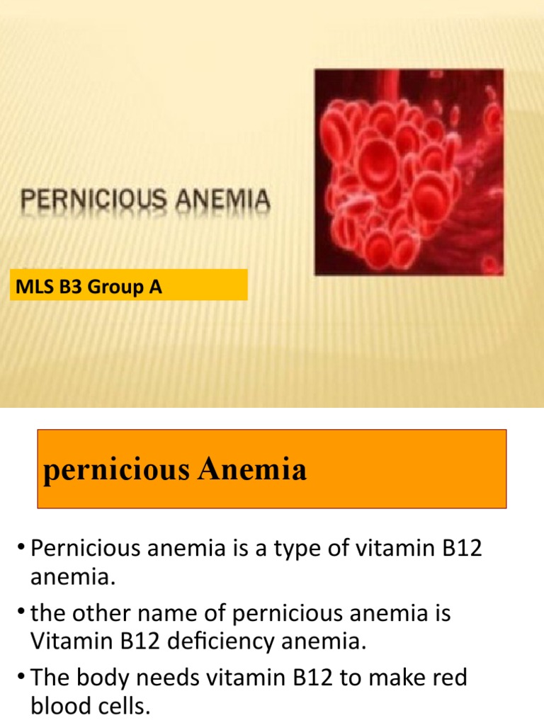 Understanding Pernicious Anemia | PDF | Anemia | Vitamin B12