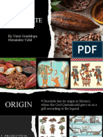 THE Chocolate: by Naxú Guadalupe Hernández Vidal