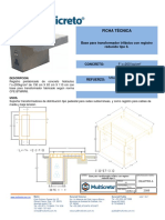 Base transformador registro CFE 6