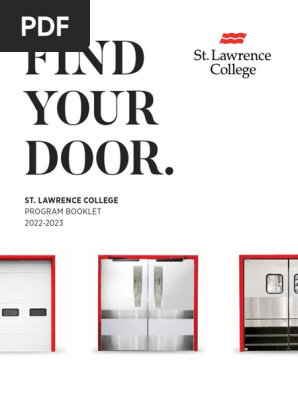 St. Lawrence College Program Booklet - 2022_2023