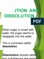 Solution and Dissolution