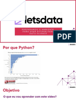 Lets Data Slides Preparando o Ambiente Python Data Science