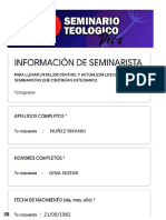 seminario datos