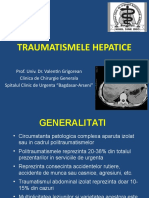 Curs 6.1 (Prof. Grigorean) - Traumatismele Hepatice