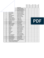 Lista de Alumnos 1° Cuatrimestre