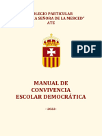 Manual de Convivencia Escolar Democratica - 2022