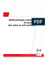 Méthodologie Nationale de Gestion Des Sites Et Sols Pollués