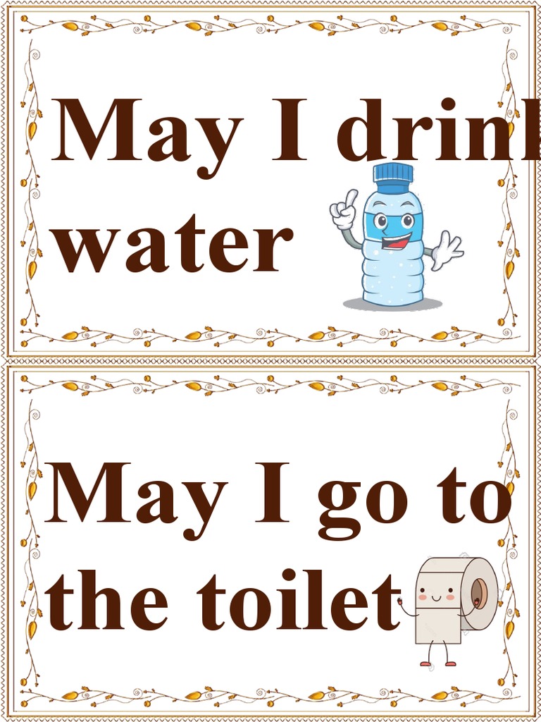 May I Drink Water: Mayigoto The Toilet | PDF