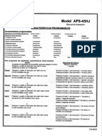Prestige APS45HJ Manual de Instalación