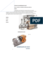 Características de Un Motor de Un Generador de Vació