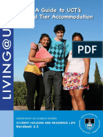 A Guide To UCT's Third Tier Accommodation: Handbook 2.3