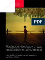Rachel Sieder - Routledge Handbook of Law and Society in Latin America (Routledge Handbooks)-Routledge