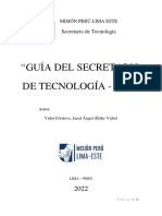 Guía Del Secretario de Tecnología