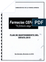 Plan de Mantenimiento Del CEFAFA 2015
