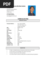 CV Wan Mohd Syazwan Wan Ibrahim