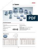 data sheet Prensa Cables. Tapones