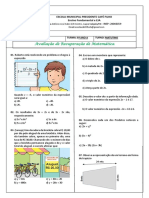 Escola Municipal avalia recuperação de Matemática do 8o ano A