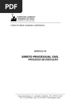 DAMÁSIO - Módulo XI - Direito Processual Civil - Processo de Execução