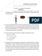 Fundamentos de Programação - Lista 01