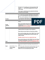 Virtual Swab Testing Appointment Guide