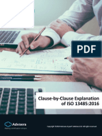 Clause by Clause Explanation of ISO 13485 2016 En