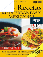 LIBRO - Orzola - 168 Recetas Mediterraneas y Mexicanas
