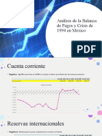 Análisis de La Balanza de Pagos y Crisis