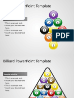 Billiard Powerpoint Template: Sample Subtitle