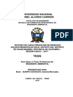 Tesis Caracterizacion de Residuos Solidos Municipales