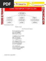 Los Tiempos Verbales para Tercero de Primaria