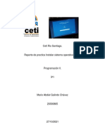 Reporte de Practica Instalar Sistema Operativo Win10 20300865