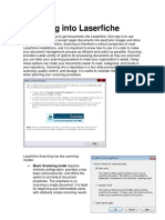 Scanning Into Laserfiche