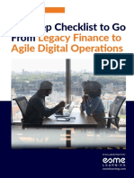 A 6-Step Checklist To Go From: Legacy Finance To Agile Digital Operations