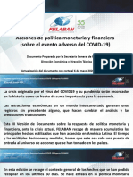 Acciones de Política Monetaria y Financiera (Sobre El Evento Adverso Del COVID-19)