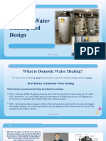 Domestic Water Heating Design and Types