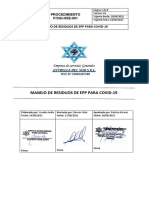 P SGI-HSE-001 Procedimiento Manejo de Residuos de EPPs Covid-19