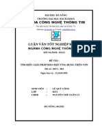 LUẬN VĂN TỐT NGHIỆP KỸ SƯ NGÀNH CÔNG NGHỆ THÔNG TIN - ĐỀ TÀI TÌM HIỂU GIẢI PHÁP BẢO MẬT ỨNG DỤNG TRÊN VPN