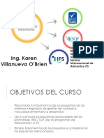 01 Interpretación de Las Normas BRC V8.0 Código SQF y Norma Internacional de Alimentos IFS