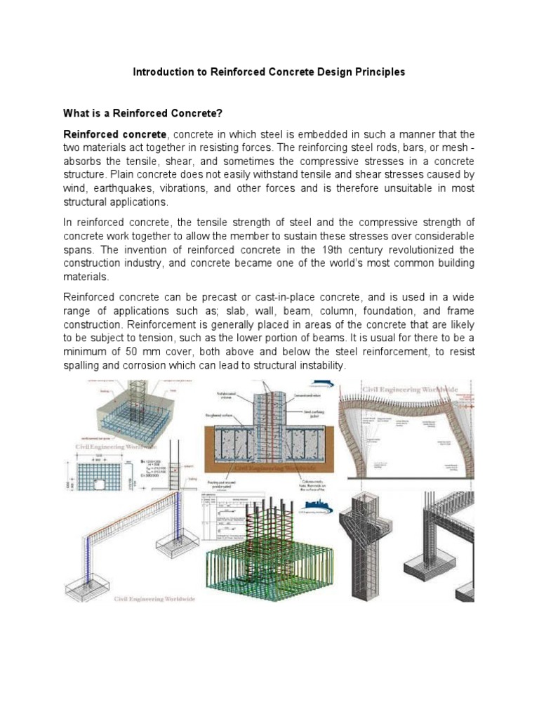 Reinforced Concrete Design Principles | PDF | Beam (Structure ...