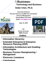 Information Technology and Business Minder Chen, PH.D
