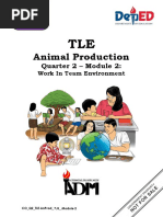 TLE Animal Prod 7 8 Q1 Mod2 WorkInTeamEnvironment