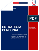 Estrategia Personal: Universidad Del Istmo