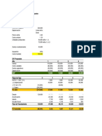 Evaluación financiera UPC