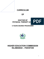 DPT Curriculum HEC