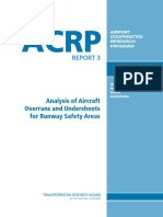 Report 3: Analysis of Aircraft Overruns and Undershoots For Runway Safety Areas