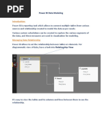 Power BI - Data Modeling