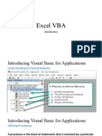 Excel VBA Lecture 1
